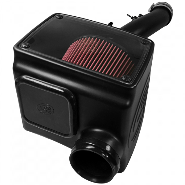 ~(17-Lbs.-26X17x15)~-Cold-Air-Intake-For-10-20-Toyota-4Runner-2010-14-Fj-Cruiser-4.0L-4X4-Cotton-Cleanable-Red-S-B