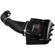 Load image into Gallery viewer, ~(17-Lbs.-26X17x15)~-Cold-Air-Intake-For-11-16-Ford-F250-F350-V8-6.2L-Oiled-Cotton-Cleanable-Red-S-B