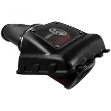 Load image into Gallery viewer, ~(17-Lbs.-26X17x15)~-Cold-Air-Intake-For-11-16-Ford-F250-F350-V8-6.2L-Oiled-Cotton-Cleanable-Red-S-B