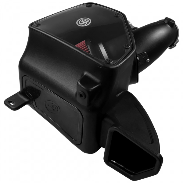 ~(17-Lbs.-26X17x15)~-Cold-Air-Intake-For-14-18-Dodge-Ram-2500-3500-Hemi-V8-6.4L-Cotton-Cleanable-Red-S-B