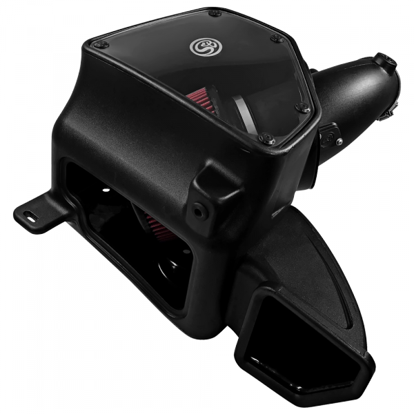 ~(17-Lbs.-26X17x15)~-Cold-Air-Intake-For-14-18-Dodge-Ram-2500-3500-Hemi-V8-6.4L-Cotton-Cleanable-Red-S-B