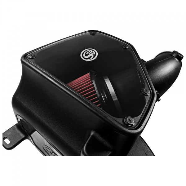 ~(17-Lbs.-26X17x15)~-Cold-Air-Intake-For-14-18-Dodge-Ram-2500-3500-Hemi-V8-6.4L-Cotton-Cleanable-Red-S-B
