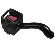 Load image into Gallery viewer, ~(17-Lbs.-26X17x15)~-Cold-Air-Intake-For-16-19-Silverado-Sierra-2500-3500-6.0L-Cotton-Cleanable-Red-S-B