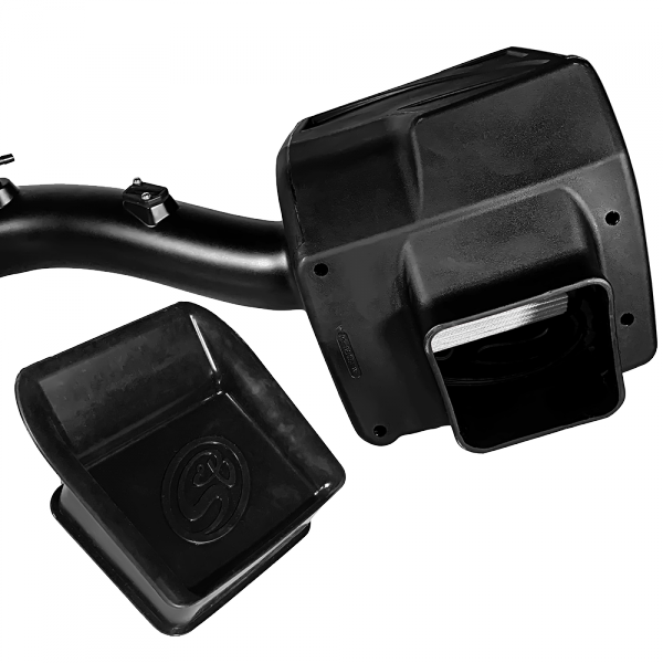 ~(17-Lbs.-26X17x15)~-Cold-Air-Intake-For-16-19-Silverado-Sierra-2500-3500-6.0L-Dry-Extendable-White-S-B