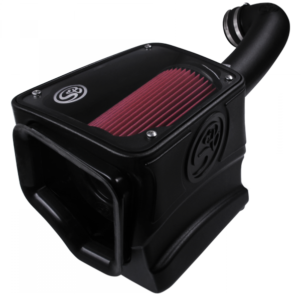 ~(17-Lbs.-26X17x15)~-Cold-Air-Intake-For-17-18-Chevrolet-Gmc-Silverado-Sierra-1500-Tahoe-Suburban-Yukon-Xl-Denali-5.3L-6.2L-Cotton-Cleanable-Red-S-B