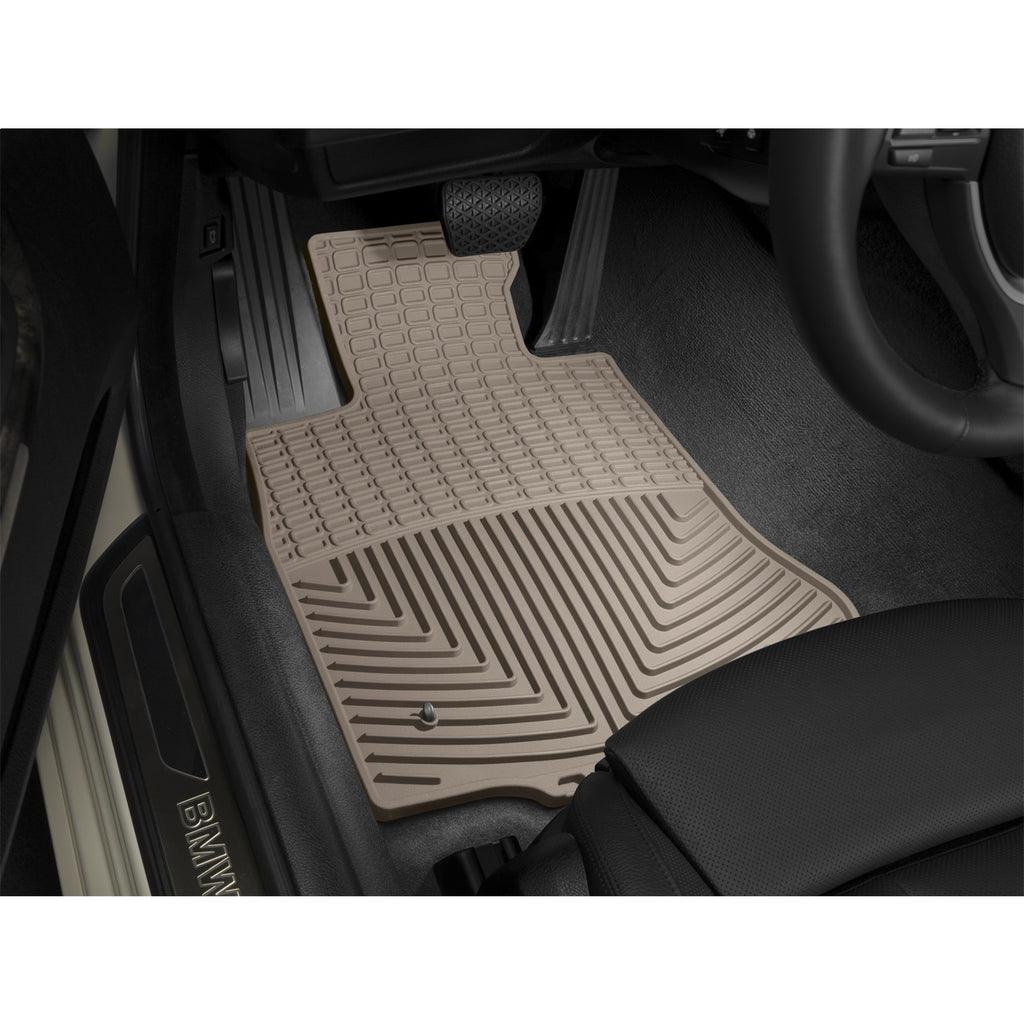~(17-Lbs.-34X21x3)~-DiscontinuedTan-Front-And-Rear-Rubber-Mats-Mercedes-Benz-E-Class-2003---2009-4-Matic