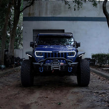 Load image into Gallery viewer, ~(17-Lbs.-50X19x8)~-Oracle-Lighting-Vector-Series-Full-Led-Grill---Jeep-Wrangler-JlJt