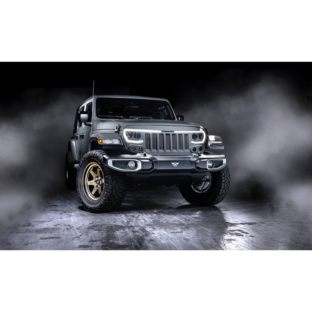 ~(17-Lbs.-50X19x8)~-Oracle-Lighting-Vector-Series-Full-Led-Grill---Jeep-Wrangler-JlJt