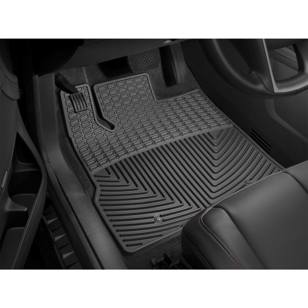 ~(17-Lbs.-34X21x3)~-DiscontinuedBlack-Front-And-Rear-Rubber-Mats-Honda-Civic-2012---2014-Fits-Coupe