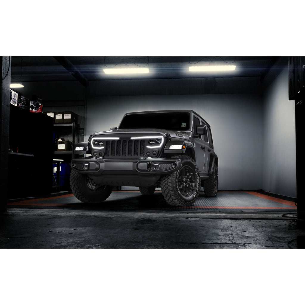 ~(17-Lbs.-50X19x8)~-Oracle-Lighting-Vector-Series-Full-Led-Grill---Jeep-Wrangler-JlJt