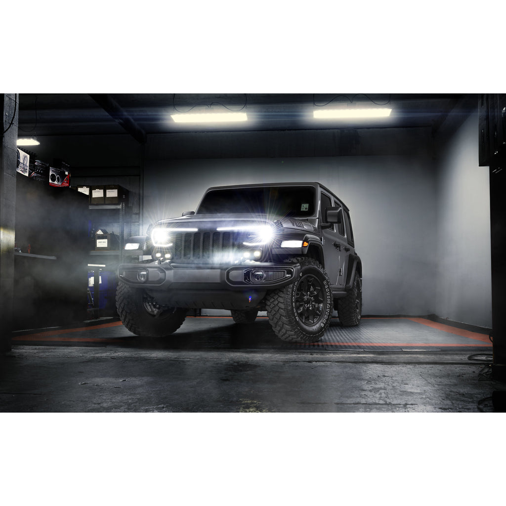 ~(17-Lbs.-50X19x8)~-Oracle-Lighting-Vector-Series-Full-Led-Grill---Jeep-Wrangler-JlJt