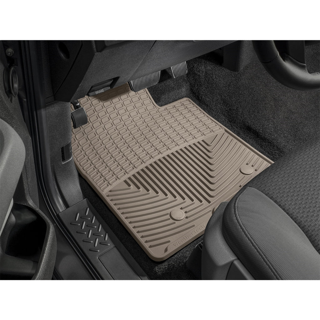 ~(17-Lbs.-34X21x3)~-Discontinued2008---2011-Toyota-Highlander-Tan-Front-And-Rear-Rubber-Mats-Does-Not-Fit-Hybrid-Models