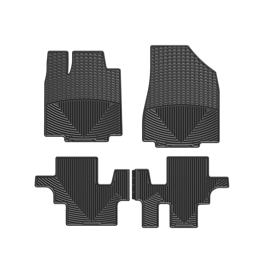 ~(17-Lbs.-34X21x3)~-Black-Front-And-Rear-Rubber-Mats-Toyota-4Runner-2013---2014