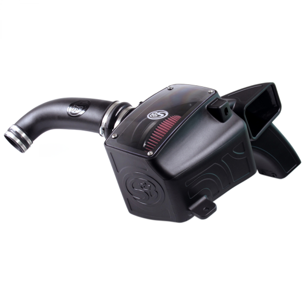 ~(17.4-Lbs.-24X15x14)~-Cold-Air-Intake-For-03-08-Dodge-Ram-1500-5.7L-Hemi-Oiled-Cotton-Cleanable-Red-S-B