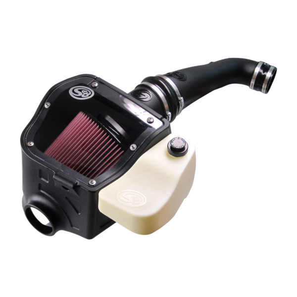 ~(17.4-Lbs.-24X15x14)~-Cold-Air-Intake-For-09-10-Ford-F150-V8-5.4L-Oiled-Cotton-Cleanable-Red-S-B