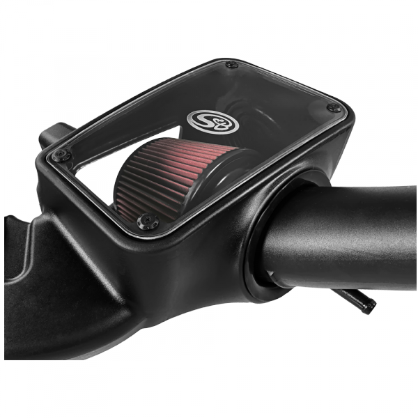 ~(17.6-Lbs.-24X15x14)~-Cold-Air-Intake-For-09-18-Dodge-Ram-1500-2500-3500-Hemi-V8-5.7L-Cotton-Cleanable-Red-S-B