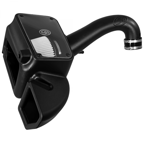 ~(17.6-Lbs.-24X15x14)~-Cold-Air-Intake-For-09-18-Dodge-Ram-1500-2500-3500-Hemi-V8-5.7L-Dry-Extendable-White-S-B