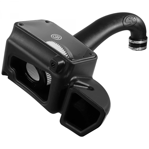 ~(17.6-Lbs.-24X15x14)~-Cold-Air-Intake-For-09-18-Dodge-Ram-1500-2500-3500-Hemi-V8-5.7L-Dry-Extendable-White-S-B