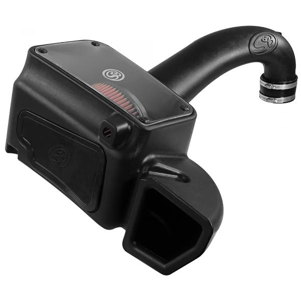 ~(17.6-Lbs.-24X15x14)~-Cold-Air-Intake-For-09-18-Dodge-Ram-1500-2500-3500-Hemi-V8-5.7L-Cotton-Cleanable-Red-S-B