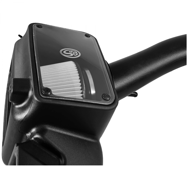 ~(17.6-Lbs.-24X15x14)~-Cold-Air-Intake-For-09-18-Dodge-Ram-1500-2500-3500-Hemi-V8-5.7L-Dry-Extendable-White-S-B