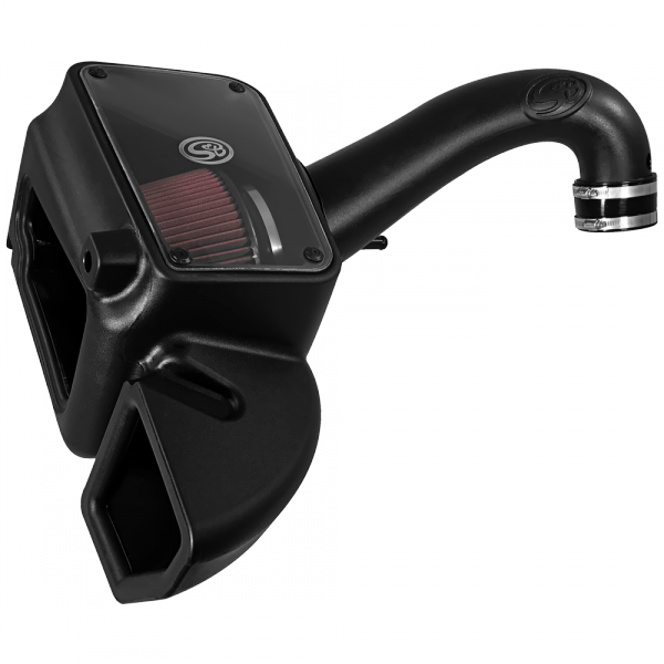 ~(17.6-Lbs.-24X15x14)~-Cold-Air-Intake-For-09-18-Dodge-Ram-1500-2500-3500-Hemi-V8-5.7L-Cotton-Cleanable-Red-S-B