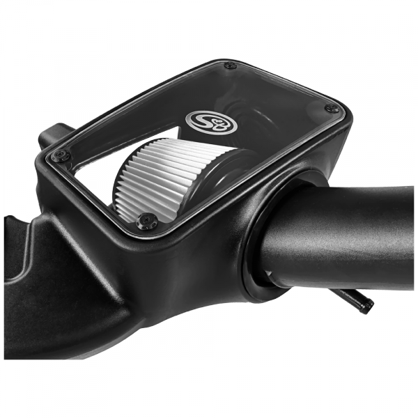 ~(17.6-Lbs.-24X15x14)~-Cold-Air-Intake-For-09-18-Dodge-Ram-1500-2500-3500-Hemi-V8-5.7L-Dry-Extendable-White-S-B