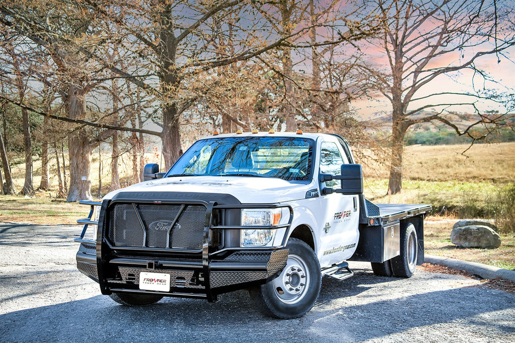 Frontier Truck Gear 170-11-1005 Commercial Front Bumper Replacement for Select Ford F-250 Super Duty, Ford F-350 Super Duty