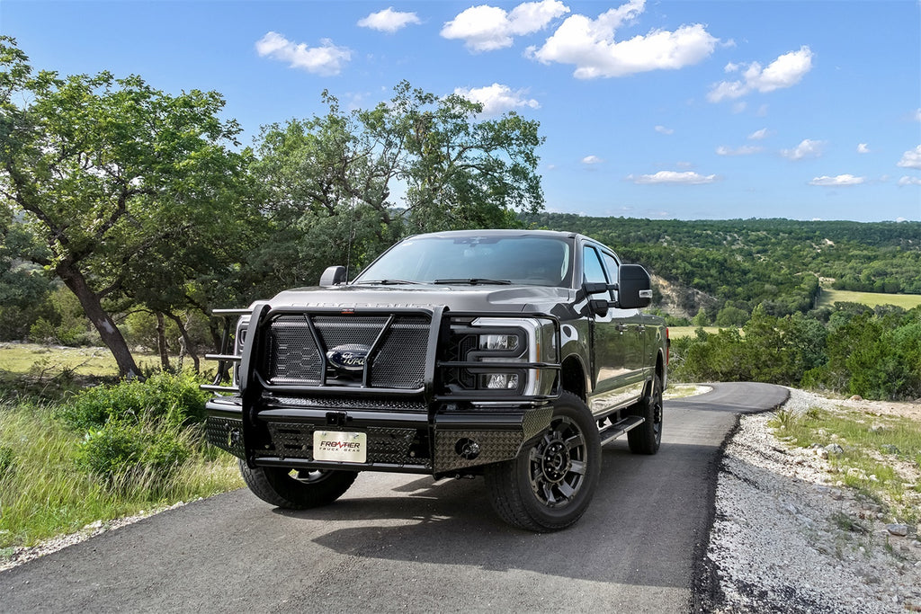 Frontier Truck Gear 170-12-3007 Commercial Front Bumper Replacement for Select Ford F-250 Super Duty, Ford F-350 Super Duty