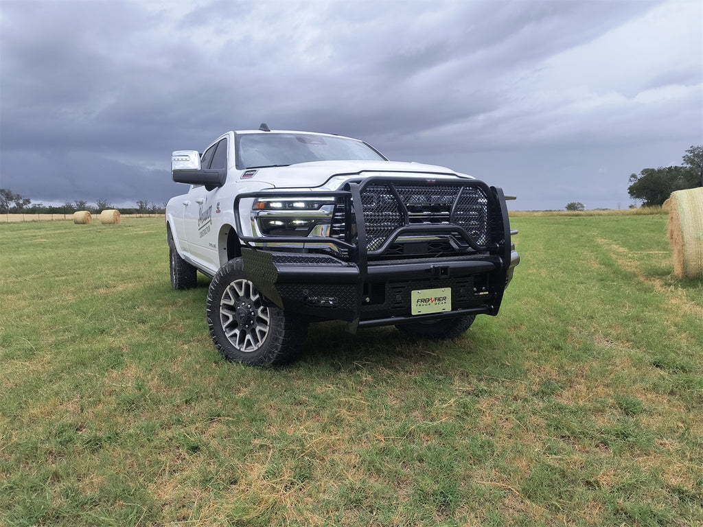 Frontier Truck Gear 170-42-5006 Commercial Front Bumper Replacement for Select Ram 2500, Ram