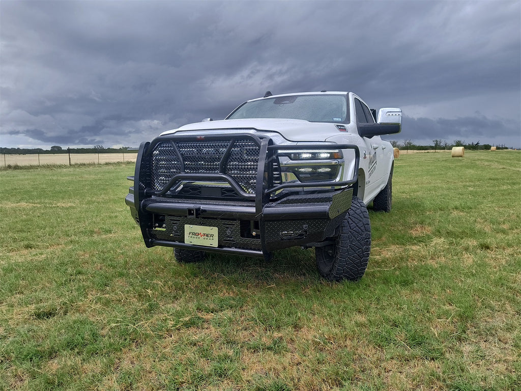 Frontier Truck Gear 170-42-5006 Commercial Front Bumper Replacement for Select Ram 2500, Ram