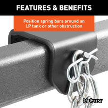 Load image into Gallery viewer, CURT 17003 Weight Distribution Clamp-On Hookup Brackets (2-Pack)