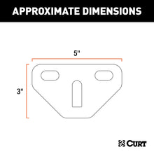 Load image into Gallery viewer, CURT 17005 Weight Distribution Bolt-On Hookup Brackets (2-Pack)