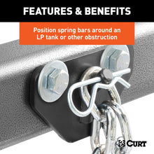 Load image into Gallery viewer, CURT 17005 Weight Distribution Bolt-On Hookup Brackets (2-Pack)
