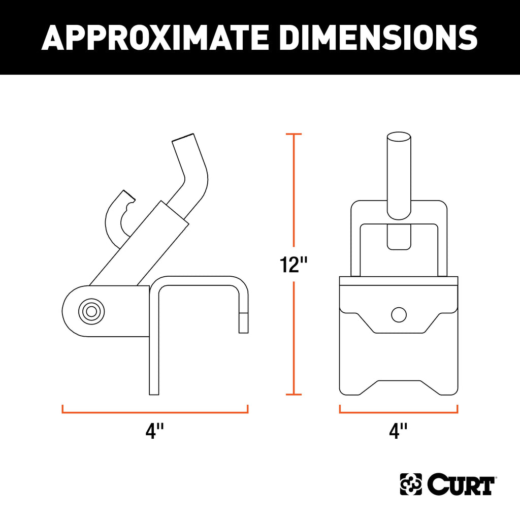 CURT 17008 Replacement Weight Distribution Hookup Bracket