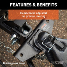 Load image into Gallery viewer, CURT 17052 Round Bar Weight Distribution Hitch with Integrated Lubrication (8-10K)