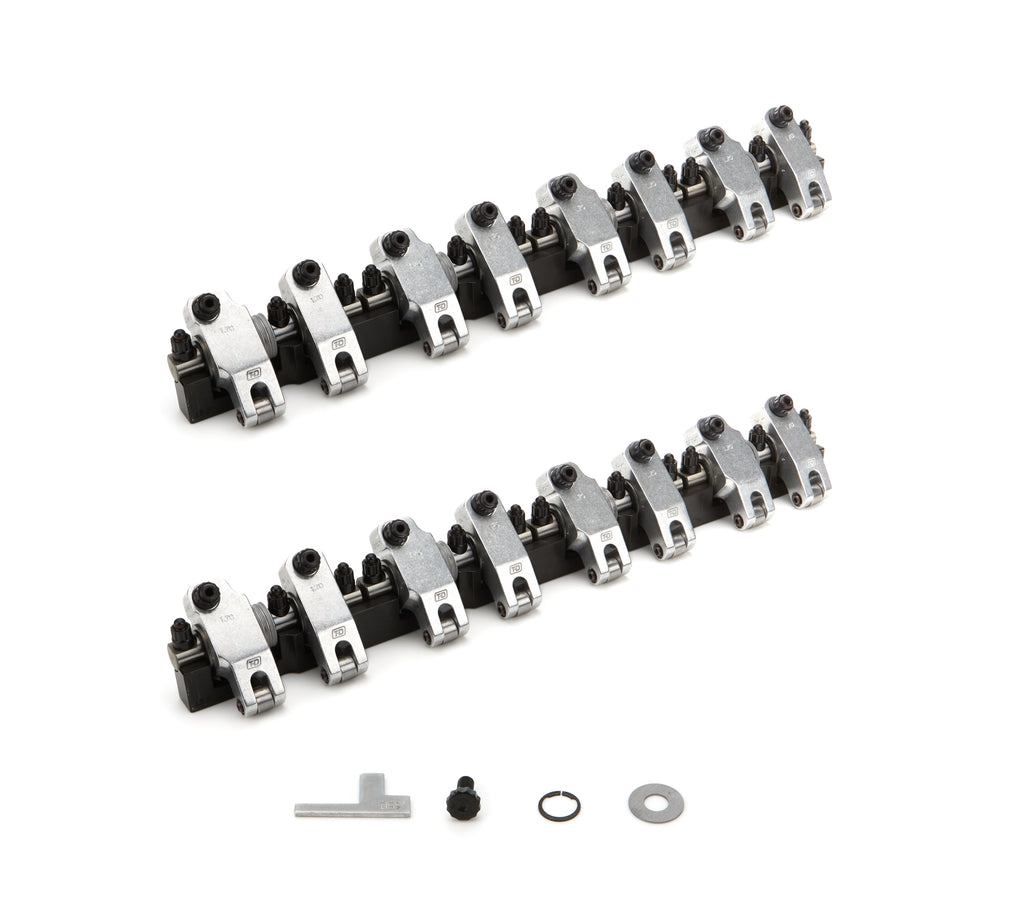 T AND D MACHINE 2309-170/170 Shaft Rocker Arm System GM LS w/AFR LS3 Heads