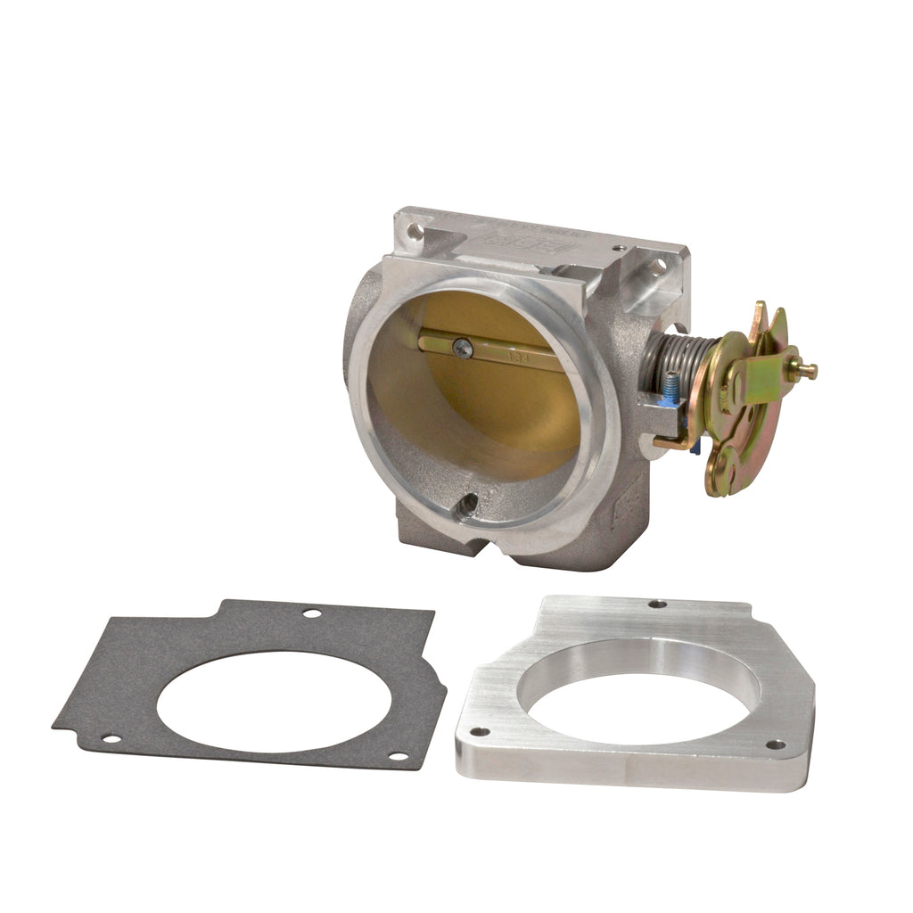 BBK Performance Parts 1710 1996-1998 GM VORTEC 305/350 80MM POWER PLUS THROTTLE BODY for Select Chevrolet C1500, Chevrolet C1500 Suburban, Chevrolet C2500, Chevrolet C2500 Suburban, Chevrolet Express 1500, Chevrolet Express 2500, Chevrolet K1500,