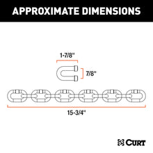 Load image into Gallery viewer, CURT 17111 Replacement Weight Distribution Chain Kit