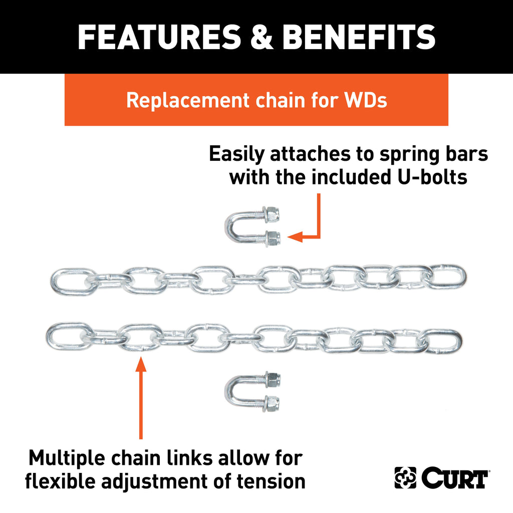 CURT 17111 Replacement Weight Distribution Chain Kit