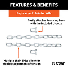 Load image into Gallery viewer, CURT 17111 Replacement Weight Distribution Chain Kit
