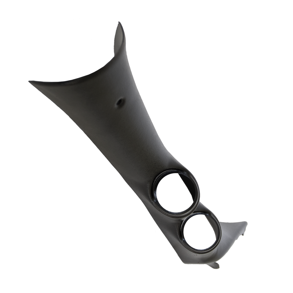 AutoMeter 17115 GAUGE MOUNT, A-PILLAR, FULL, DUAL, 2 1/16", SILVERADO/SIERRA 07.5-13 for Select Chevrolet Silverado 1500, Chevrolet Silverado HD, Chevrolet Silverado HD, GMC Sierra 1500, GMC Sierra HD, GMC Sierra HD