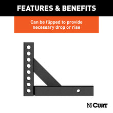 Load image into Gallery viewer, CURT 17120 Weight Distribution Shank (2" Shank, 5-5/8" Drop, 8-7/8" Rise)