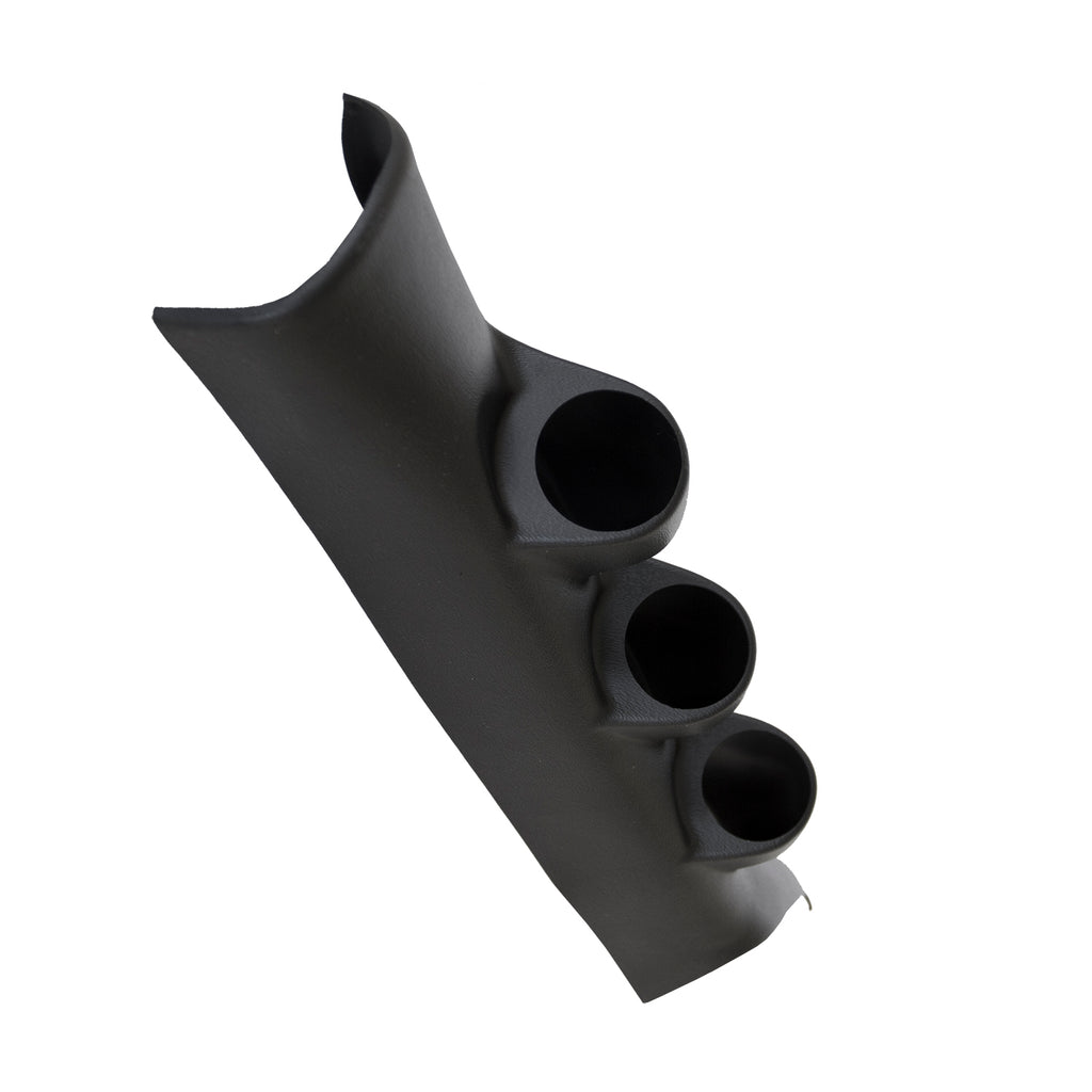 AutoMeter 17121 GAUGE MOUNT, A-PILLAR, REPLACEMENT, TRIPLE, 2 1/16", SILVERADO/SIERRA 14+ for Select Chevrolet Silverado 1500, Chevrolet Silverado HD, Chevrolet Silverado HD, GMC Sierra 1500, GMC Sierra HD, GMC Sierra HD