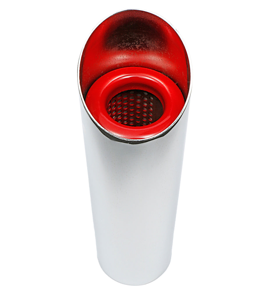 Hedman Hedders 17121 Single Resonator HOT TIPS Exhaust Tip; 2-1/4 in. System; 2-1/4 in. Out.- CHROME
