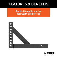 Load image into Gallery viewer, CURT 17122 Weight Distribution Shank (2" Shank, 6" Drop, 10-1/4" Rise)