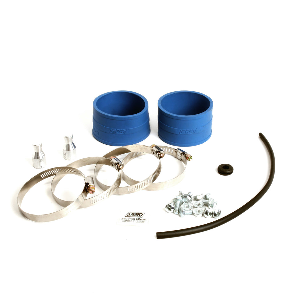 BBK Performance Parts 1712 1994-1995 MUSTANG 5.0 COLD AIR INTAKE - FENDERWELL STYLE (Powder Coated Chrome) for Select Ford Mustang