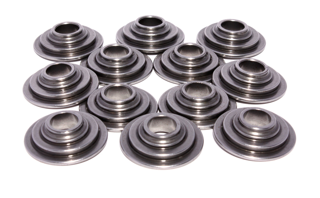 COMP Cams 1717-12 7 Degree Tool Steel Retainer Set of 12, 8mm Valve w/ 26925 Springs