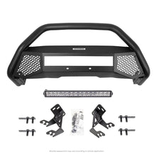 Load image into Gallery viewer, 1719-F250F350-Sd-Rc4-Skid-Plate-Bull-Bar-W-Brkt--20In-Single-Row-Led-Light-B