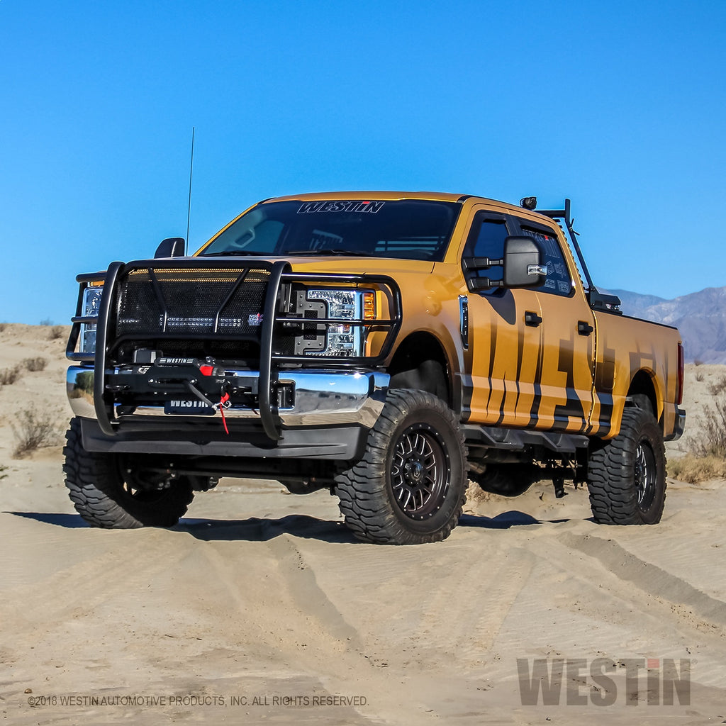 1719-F250F350-Super-Duty-Hdx-Winch-Mount-Grille-Guard-Black-(Box-1-Of-2)