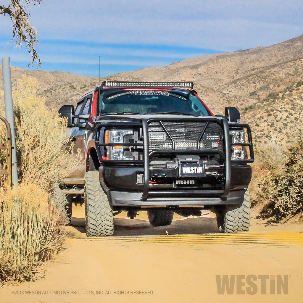 1719-F250F350-Super-Duty-Hdx-Winch-Mount-Grille-Guard-Black-(Box-1-Of-2)